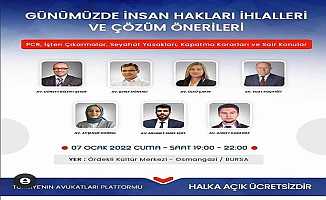 Türkiye'nin Avukatları Platformu Bursa'da