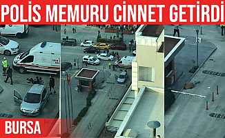 Bursa'da cinnet getiren polis memuru dehşet saçtı: 2 ölü