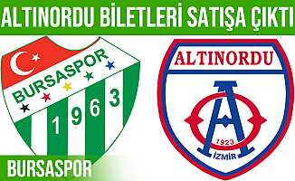 Bursaspor - Altınordu maçı biletleri