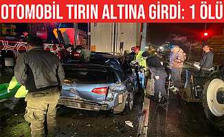 Edremit'te TIR'ın altına giren otomobil sürücüsü öldü