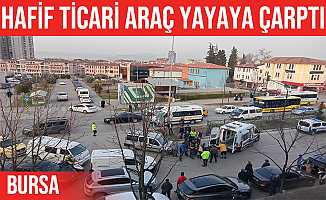 Haşim İşcan Caddesi'nde Hafif Ticari Araç Yaşlı Adama Çarptı