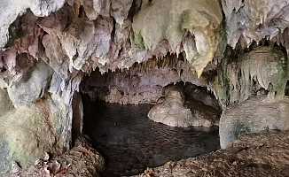 Hayvanları otlatırken binlerce yıllık mağarayı buldular