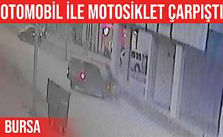 İnegöl'de otomobil ile motosiklet çarpıştı: 2 yaralı