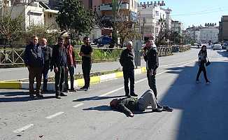 Manavgat'ta otomobil ile motosiklet çarpıştı: 1 yaralı