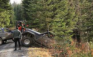 Offroad tutkunları Düzce’de Torkul Göleti'ne tırmandı