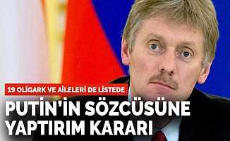 ABD’den Kremlin Sözcüsü Peskov ve 19 oligarka yaptırım