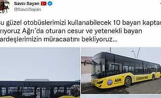 Başkan Sayan: “10 kadın kaptan arıyoruz”