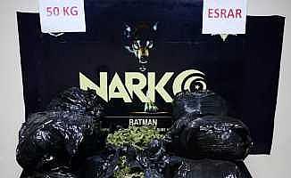 Batman’da şüpheli araçtan 50 kilo esrar çıktı: 1 kişi tutuklandı