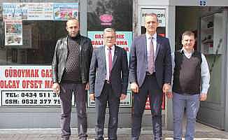 BİK Müdürü Uluçamlıbel’den Kaymakam Cankaloğlu’na ziyaret