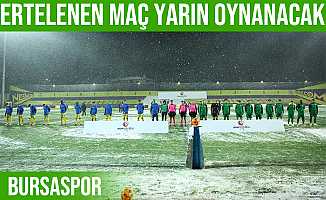 Bursaspor erteleme maçında Eyüpspor’la karşılaşacak