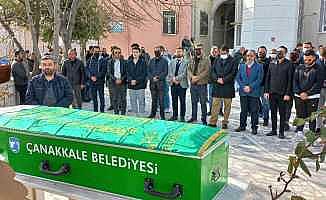 Çanakkale’de denizde boğulan genç için cenaze töreni düzenlendi