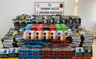 Karaman’da 229 kilo kaçak tütün ele geçirildi
