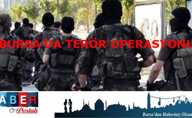 Bursa#039;daki terör operasyonunda 29 gözaltı