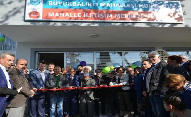 Büyükbalıklıya modern Mahalle İletişim Merkezi