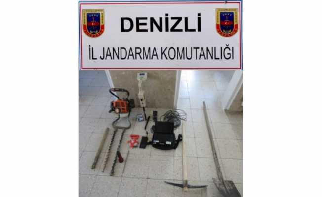 Kaçak kazı operasyonunda 13 gözaltı