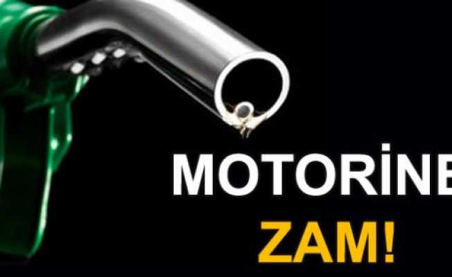 Motorine 9 kuruş zam yapıldı