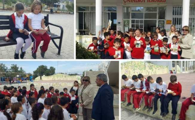 The Amerikan Elementary Schoolda anlamlı kitap şenliği