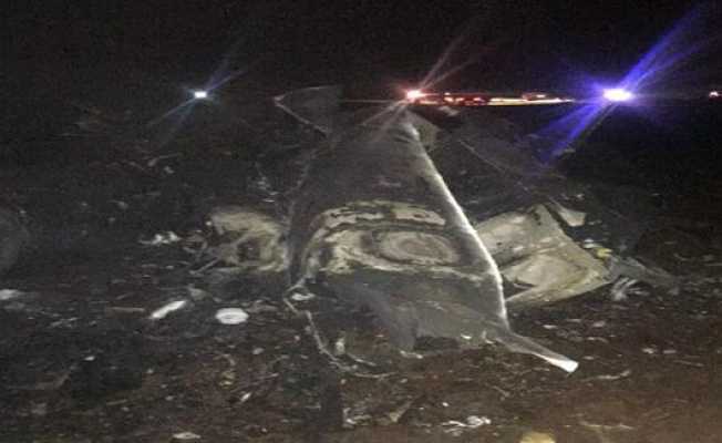 Diyarbakır#039;da F-16 savaş uçağının düşmesi
