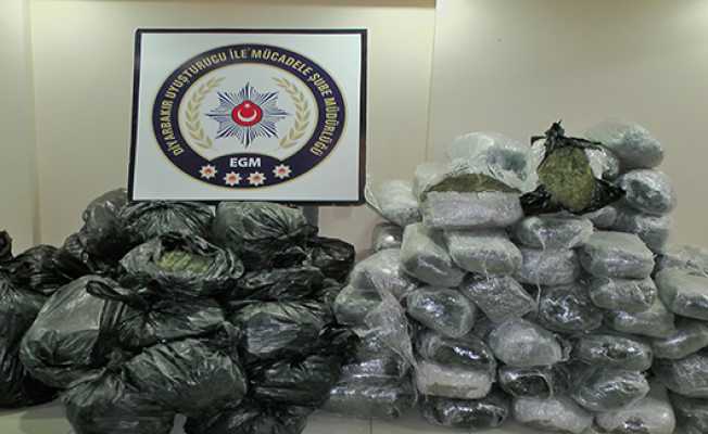Diyarbakırda 544 kilo 800 gram esrar ele geçirildi