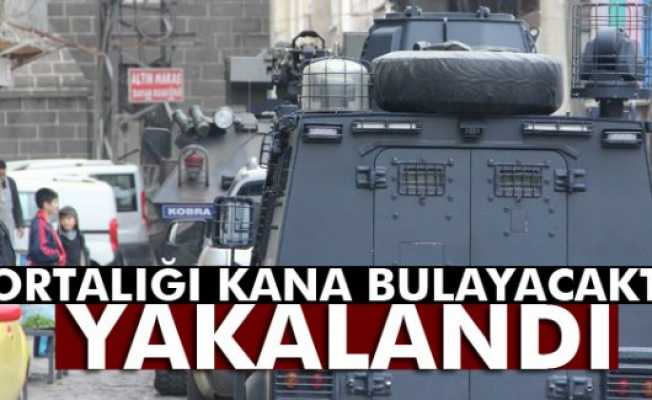 Diyarbakırda eylem hazırlığındaki terörist yakalandı