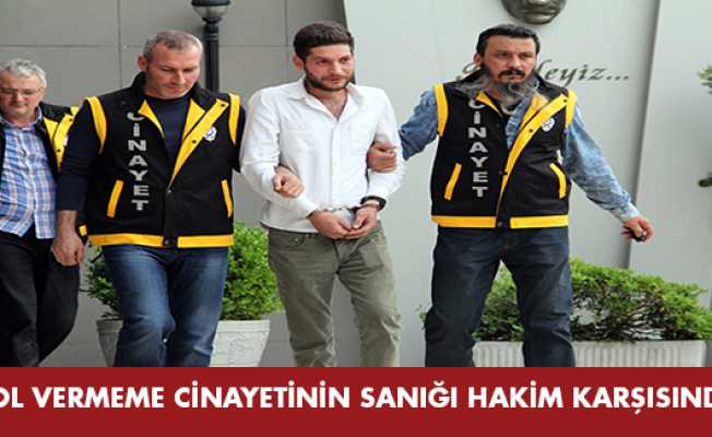 Güvenlik kamerasına yansıyan yol vermeme cinayetinin sanığı hakim karşısında