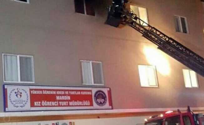 Mardindeki yurt yangınına ilişkin açıklama