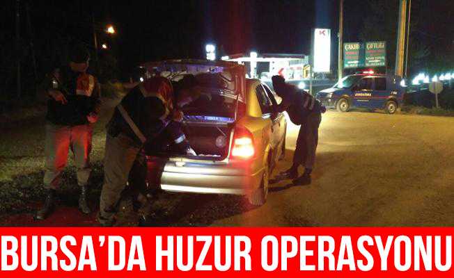 Bursa#039;daki Huzur Operasyonu#039;nda 37 kişi yakalandı