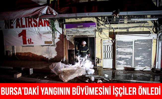 Bursa#39;daki Yanıgın Büyümesini Peyzaj İşçilerinin Dikkati Önledi