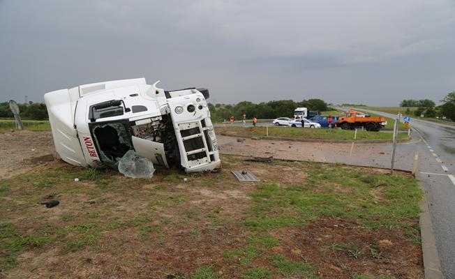 Edirne#039;de trafik kazası: 1 yaralı