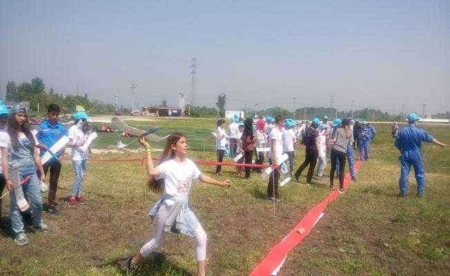 Spor Şenliklerinde oryantiring ve model uçak heyecanı