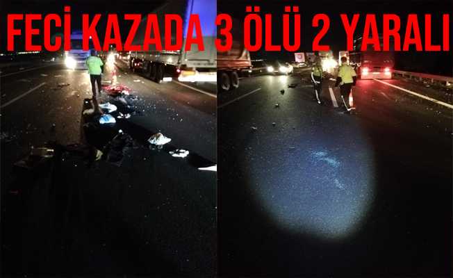 Ankara#039;daki Feci Kazada 3 Kişi Öldü 2 Kişi Yaralandı