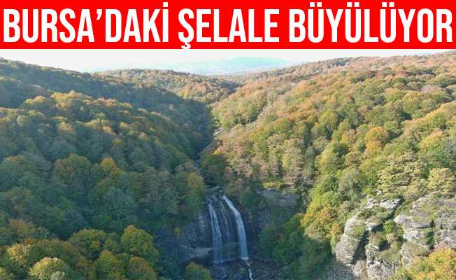 Bursa#039;daki Suuçtu Şelalesi#039;nin Sonbahar Güzelliği Büyülüyor