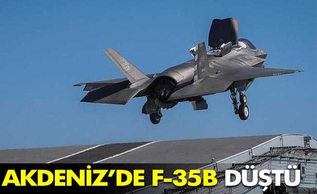 İngiliz F-35 savaş uçağı Akdeniz#039;e düştü