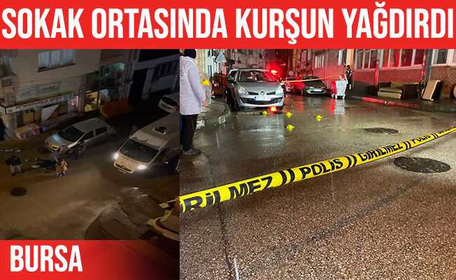 Osmangazi#039;de sokak ortasında silahla vuruldular