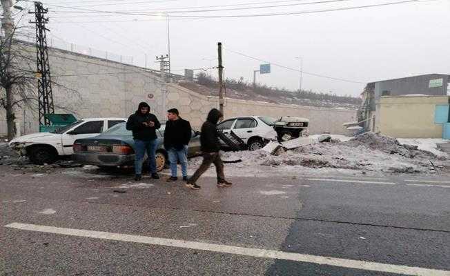 Gaziantepte zincirleme trafik kazası