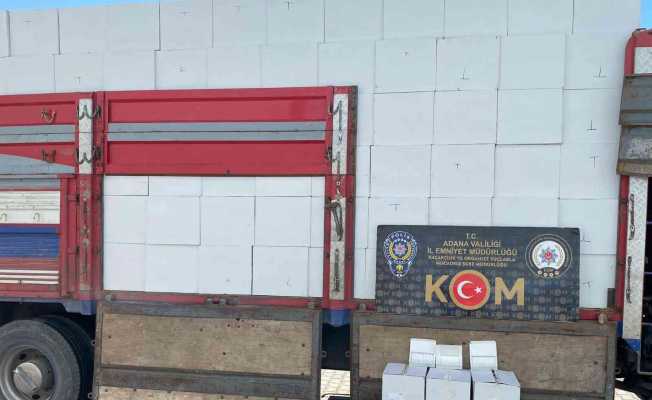 Adanada 9 milyon 430 bin adet kaçak makaron ele geçirildi