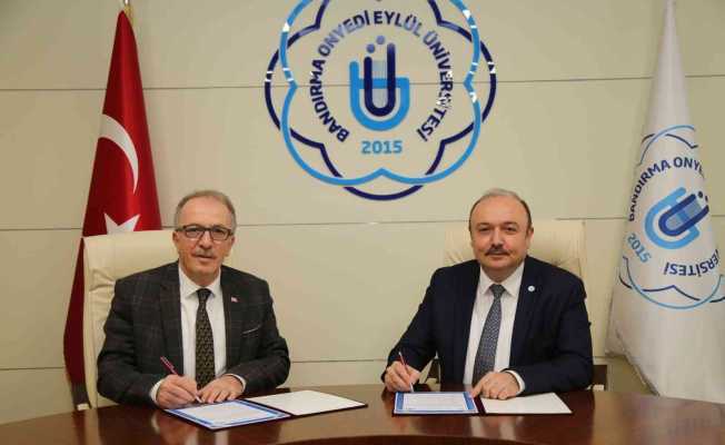Bartın Üniversitesi ile Bandırma Onyedi Eylül Üniversitesi arasında protokol imzalandı