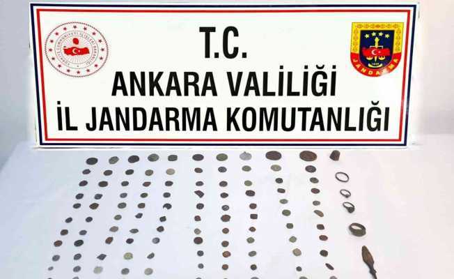 Başkentte 4 bin 886 sikke ve 110 tarihi obje ele geçirildi