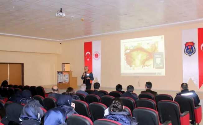 Elazığda  afet farkındalık eğitimi
