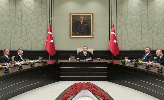 MGK Toplantısında Türkiyenin sınır güvenliğini ve Doğu Akdenizdeki haklarının korumadaki kararlılığına vurgu yapıldı