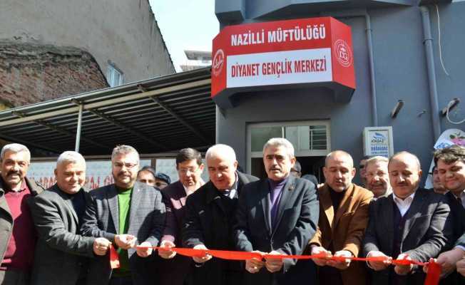 Nazillide cami ve gençlik merkezinin açılışı yapıldı
