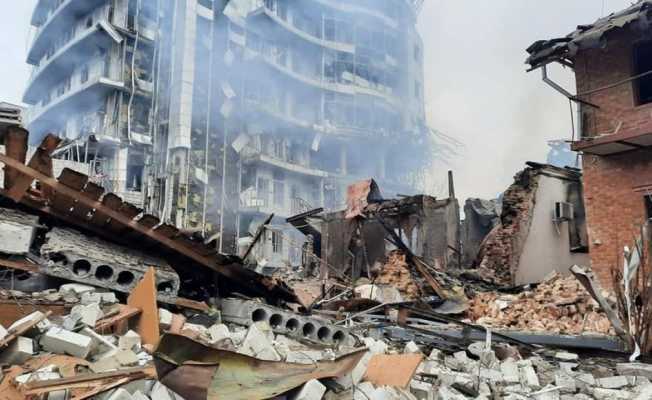 Rusya, Ukraynada bin 500den fazla konut ve 34 hastaneyi vurdu
