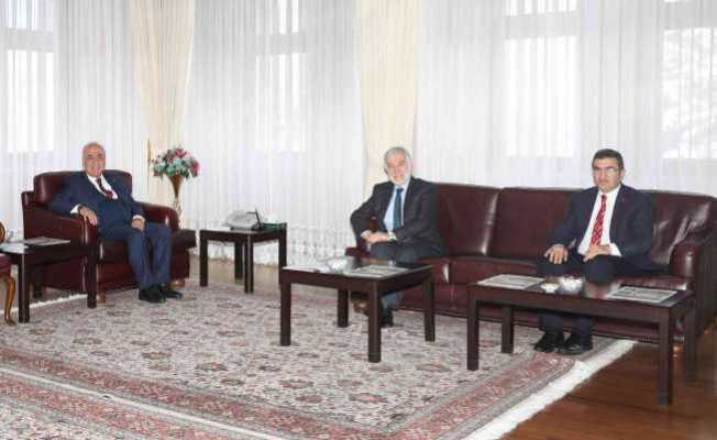 Talim ve Terbiye Kurulu Başkan Yardımcısı Dr. Hüseyin Korkut, Rektör Çomaklının misafiri oldu