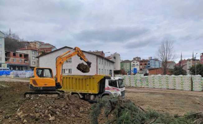 Türkeli İmam Hatip Ortaokulu için ilk kazma vuruldu